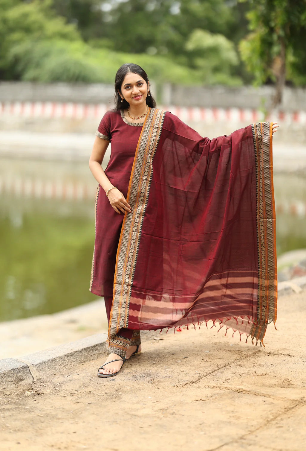 Srivalli-Maroon