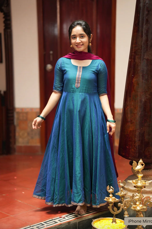 Bhama-Teal blue