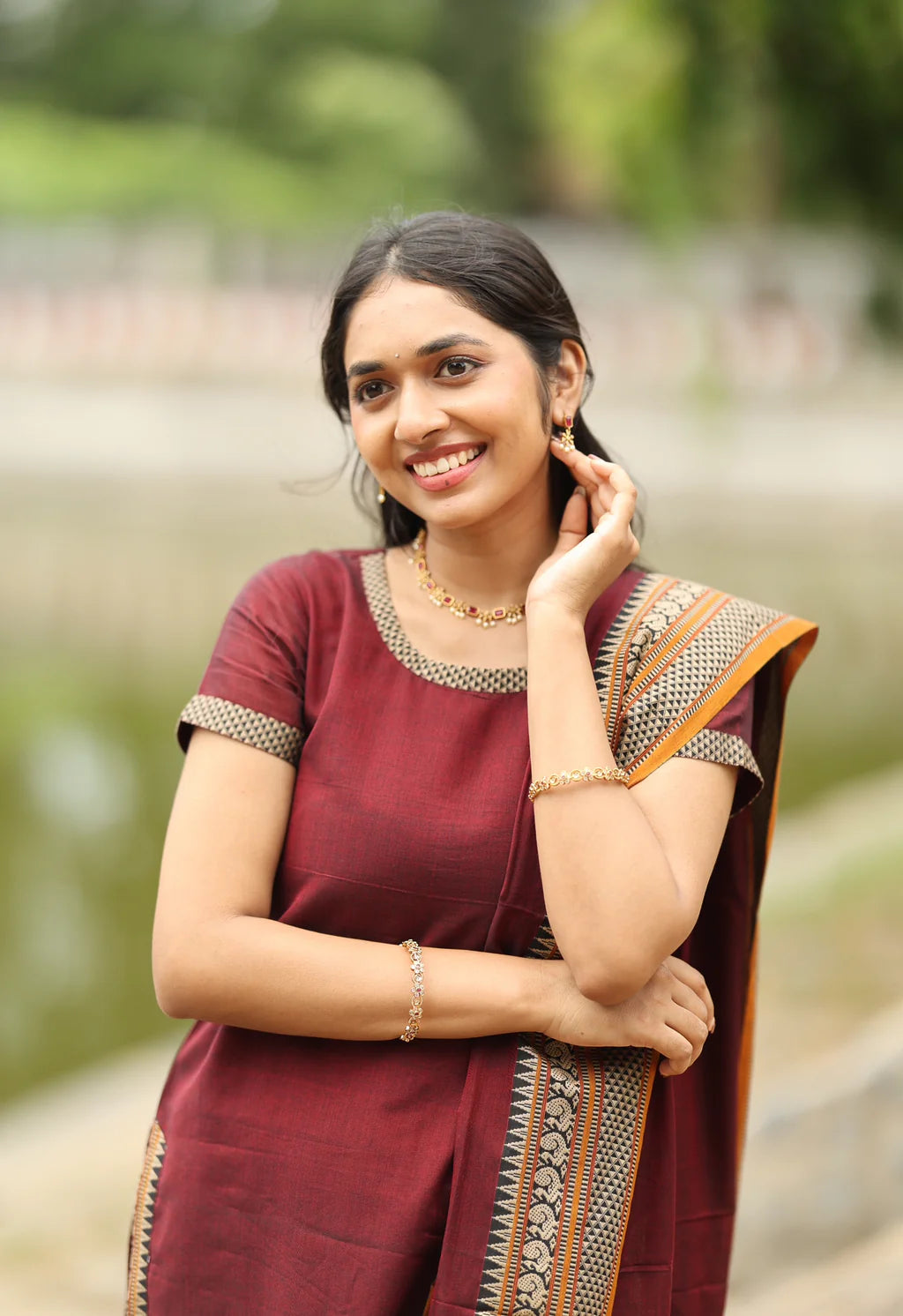 Srivalli-Maroon