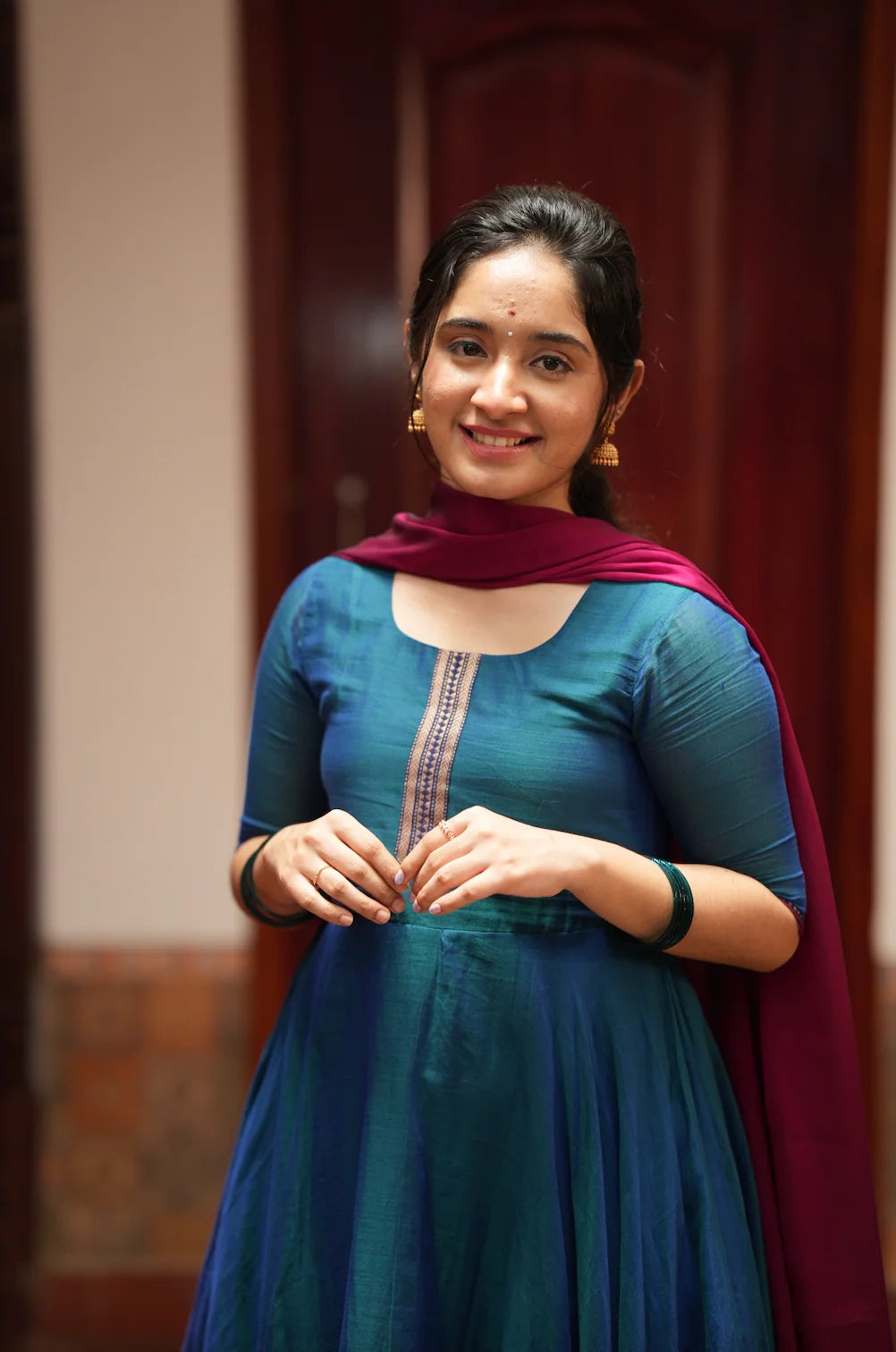 Bhama-Teal blue