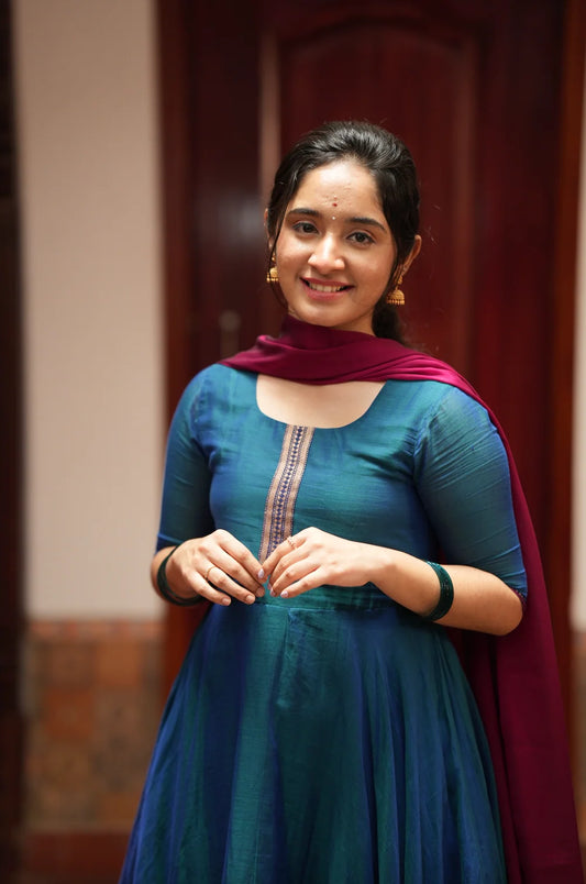 Bhama-Teal blue