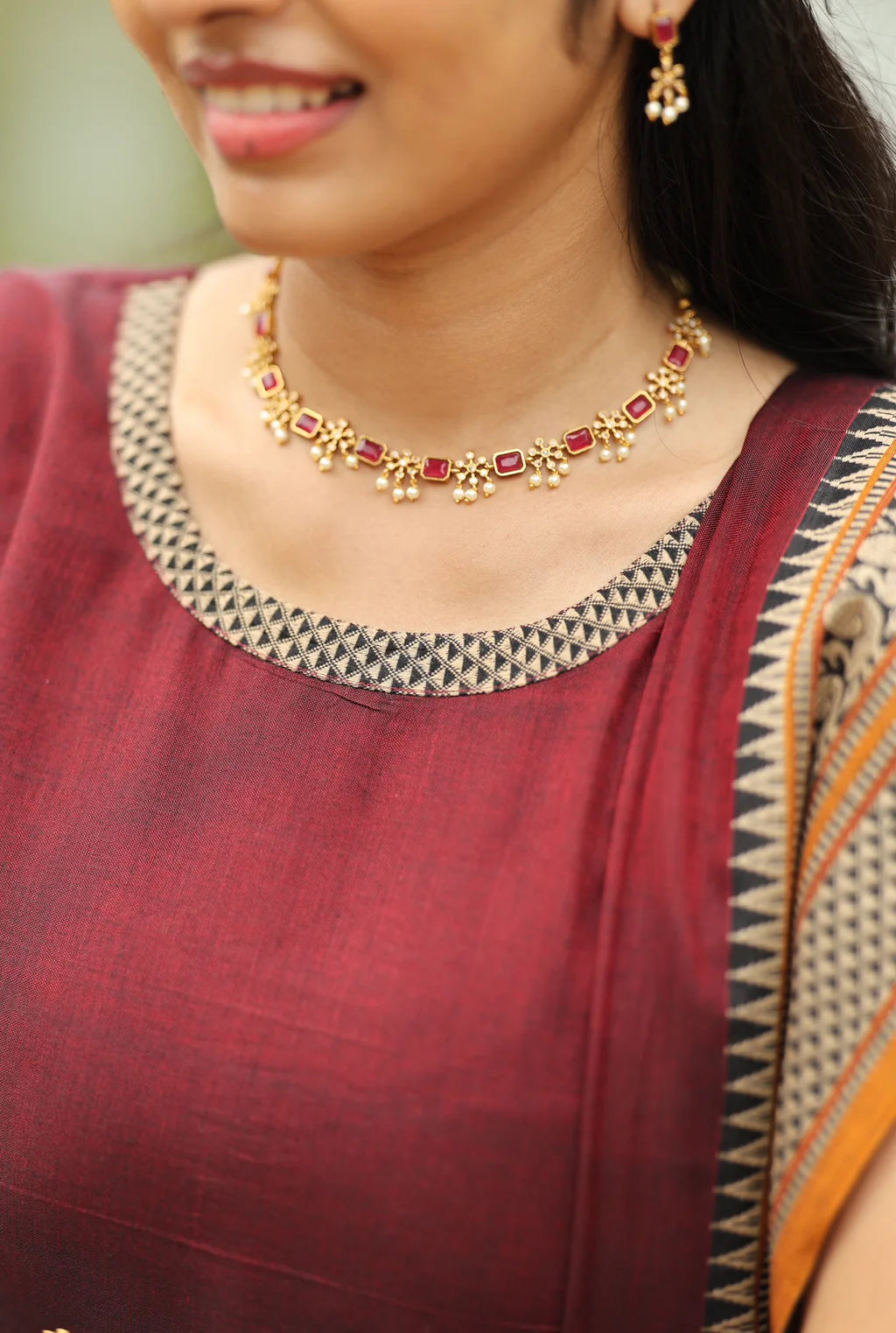 Srivalli-Maroon
