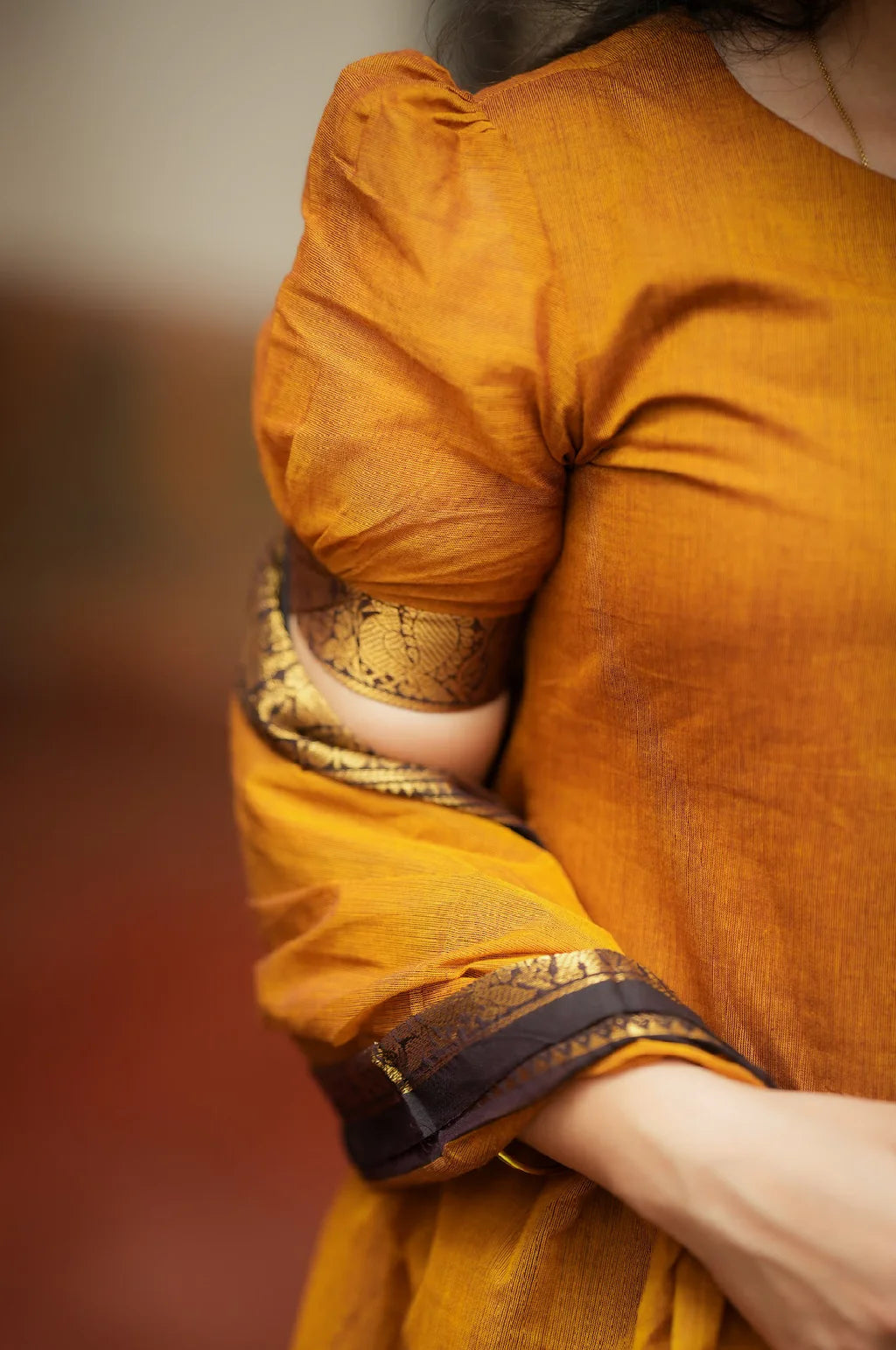 Damini-Mustard (Fabric)