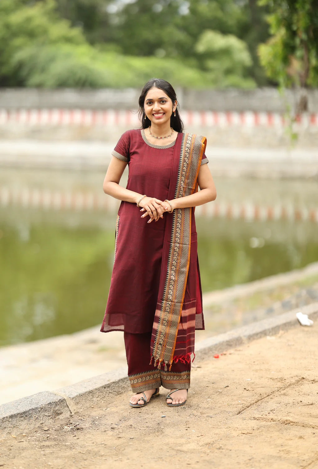 Srivalli-Maroon
