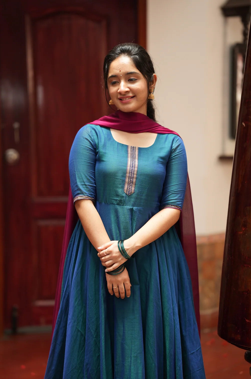 Bhama-Teal blue