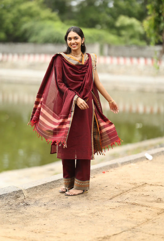 Srivalli-Maroon