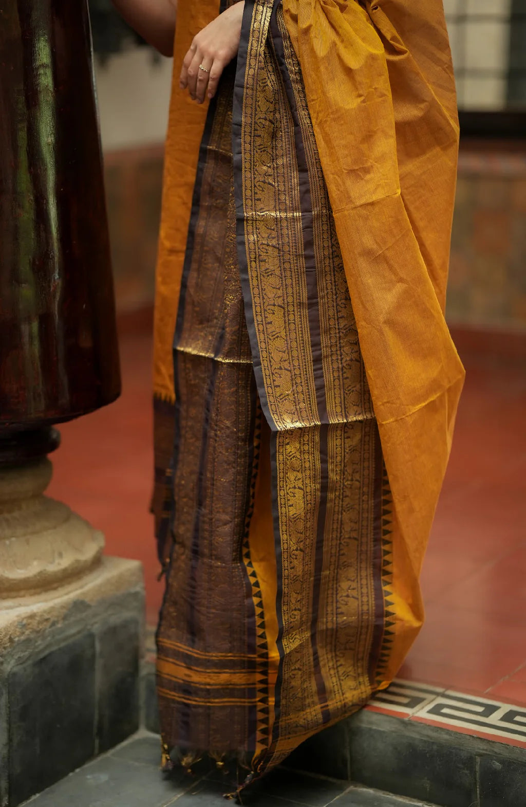 Damini-Mustard (Fabric)